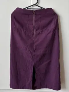 archives パープル タイトスカート スリット入り