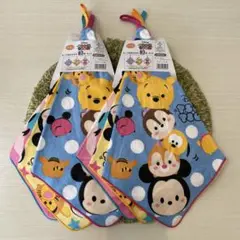 11 新品　ディズニーツムツム ループ付タオル 6枚セット