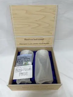 【未使用 】ボヘミアクリスタル ペアワイングラスcrystal