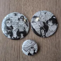 忍たま 尼子騒兵衛漫画ギャラリー 缶バッジ 2種セット 雑渡昆奈門 鶴町