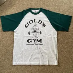 ゴールドジム　ラグランTシャツ　XL グリーンのサムネイル