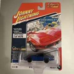 ジョニーライトニング 1969 シボレー コルベット C3 ミニカー レッド