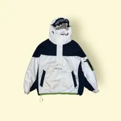90s Columbia 中綿 ナイロン アノラック パーカー 古着 ビンテージ