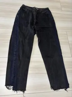 Nobrand 00s TwoTone Panel sideZip Denim - メルカリ