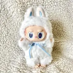 海外限定】ZIMOMO水色LABUBU ラブブぬいぐるみ - メルカリ