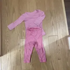 80サイズ　ユニクロ　ヒートテック　上下セット