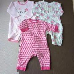 ベビー用ロンパース・カバーオール 3点セット　80cm