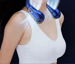 首掛け扇風機 ネッククーラー 軽量 扇風機 首かけ 羽なし 5段風量調節