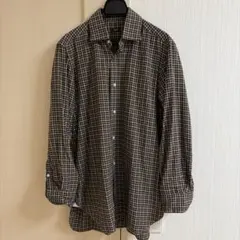 BARBA cucito a mano チェック柄 長袖シャツのサムネイル