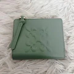 【未使用級】現行モデル　ラシット　エンボスモノグラムハーフウォレット　折財布のサムネイル