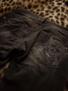 CIVARIZE コーティングフレアデニムパンツ サイズ44 ブーツカット 