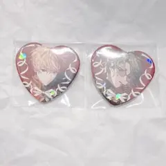 まほやく 魔法使いの約束 バレンタイン ハート缶バッジ ヒースクリフ