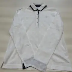 MUNSINGWEAR レディース ゴルフ 長袖ポロシャツ ホワイト