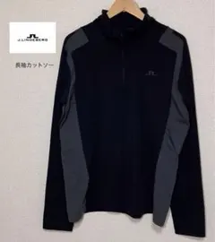 J.LINDEBERG ジェイリンドバーグ ハーフジップ 長袖シャツ M - メルカリ