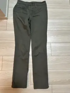 暖パン　Mrs. Jeana 裏起毛パンツ　カーキ　58