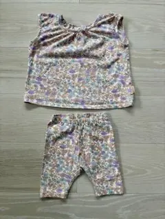 UNIQLO PAUL&JOE コラボ 花柄上下セット 女児70cm