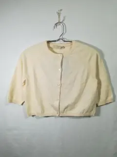 新品 S MAXMARA コットンカーディガン クロップド ショート丈 サイズSのサムネイル