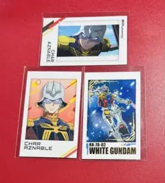機動戦士ガンダム　ジークアクス　キャラポトレ　シャア　白いガンダム
