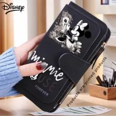 まとめ割有り♪ミニー ウォレット 長財布 ブラック