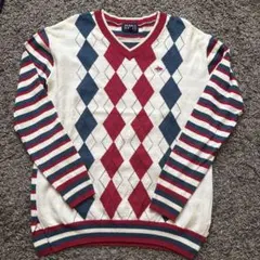 PEARLY GATES ダイヤモンド柄 セーター サイズ1