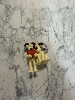 ウォレスとグルミット　めじるしアクセサリー　グルミット ハート