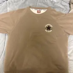 CONVERSE ベージュ トレーナー Mサイズ