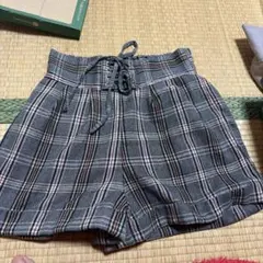 honeys ハーフパンツ チェック