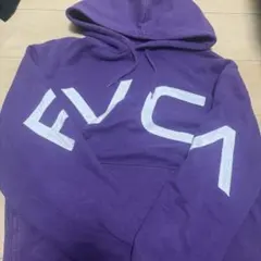 RVCA パーカー パープル S