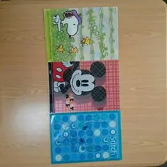 ディズニーとスヌーピーのクリアファイルセット