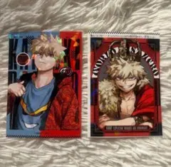 僕のヒーローアカデミア　最強ジャンプ1月号　ホログラムステッカー　爆豪勝己　2枚