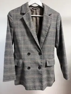 GU チェック柄 セットアップ Sサイズ