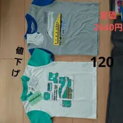 新幹線デザインTシャツ新品2枚セット、はやぶさ、かがやき、のぞみ、120