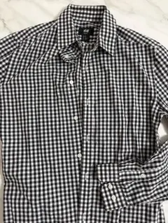 H&M ギンガムチェック 長袖シャツ XSサイズ