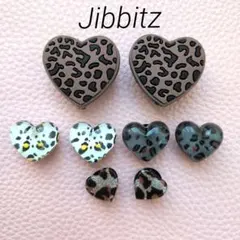 ジビッツ クロックス シューチャーム　レオパード　ヒョウ柄　8個 Ｓ