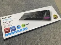 エレコム ワイヤレスキーボード 薄型 TK-FDP071TBK