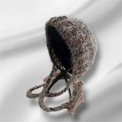 ボンネット　ヘッドドレス　バラクラバ　オータムカラー　多色　古着