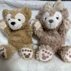 【Disney】ダッフィー シェリーメイ ハンドパペット ぬいぐるみ