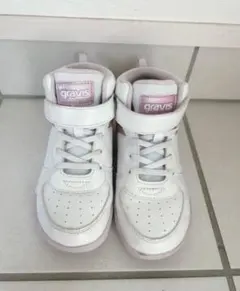 gravis グラビス　ハイカットシューズ　21センチ　ピンク　薄紫　白のサムネイル