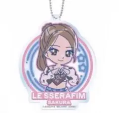 LE SSERAFIM のすたるぽっぷ アクリルプレートキーホルダーさくら