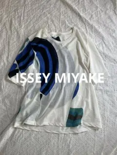 イッセイミヤケ【ISSEY MIYAKE】滲みプリントシャツのサムネイル