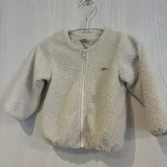 美品petit main ボアジャケット100cm ホワイト