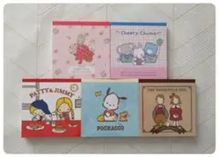 ★最終値下げ・新品★サンリオ　スクエアメモ帳　平成レトロ　5冊セット