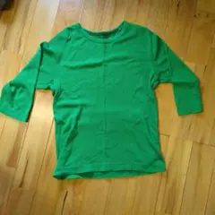 UNIQLOグリーン 7分袖 Sサイズ