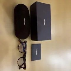 新品未使用品】TOM FORD メガネ TF5568-K ブラック×ゴールド - メルカリ