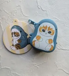新品．未使用　mofusand サメにゃん シリコンポーチ