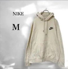 NIKE アイボリー フーディーパーカー ロゴ カジュアル スポーツ Mのサムネイル