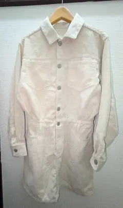 SPRAY PREMIUM　コーデュロイ ミニワンピース　アイボリー