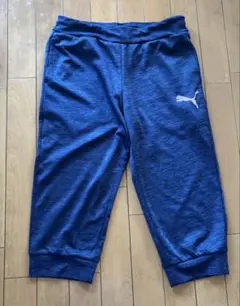PUMA ネイビー ジャージハーフパンツ レディースMサイズ