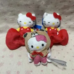 ハローキティDecoCharmyマスコット　3つ