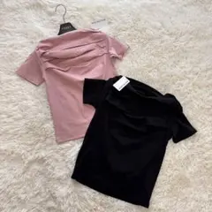 NOSTALGIA Tシャツ 2枚セット ピンク ブラックのサムネイル